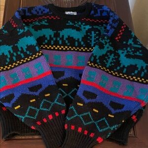 Colorful Patterned Women’s Sweater